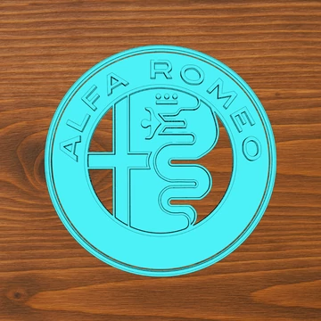 Alfa Romeo letölthető sütikiszúró STL file