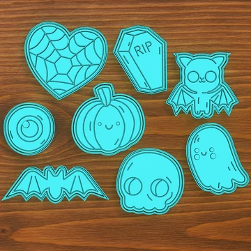 Halloweeni sütikiszúró digitális fájlok