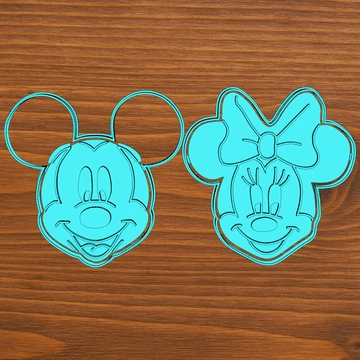 Mickey&Minnie (mintás) szett
