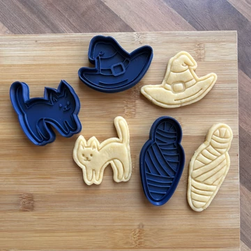 Halloweeni 3D nyomtatott sütikiszúrók