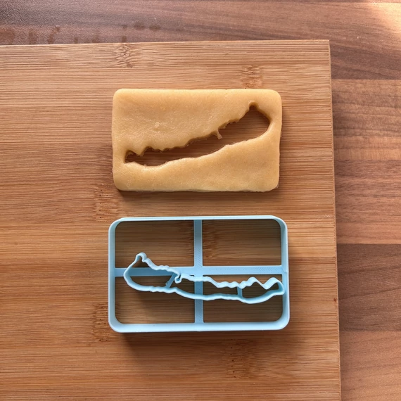 Balaton formájú linzer 3D nyomtatott sütikiszúró