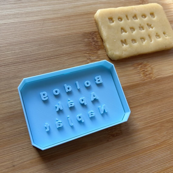 Boldog Apák napját feliratos 3D nyomtatott sütikiszúró