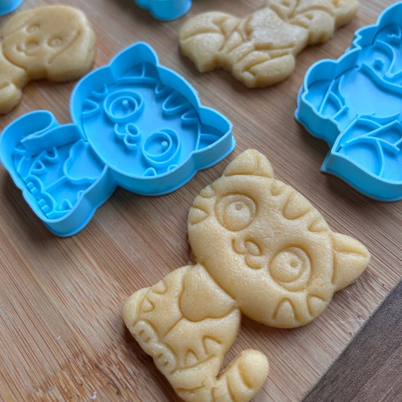 Cuki állatos 3D nyomtatott sütikiszúrók