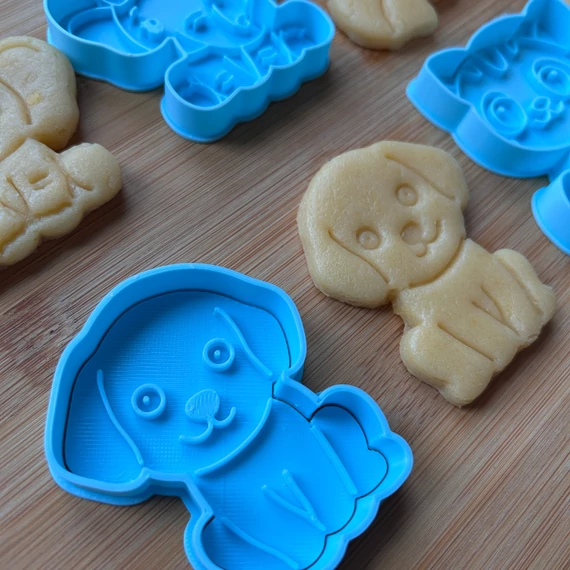 Cuki állatos 3D nyomtatott sütikiszúrók