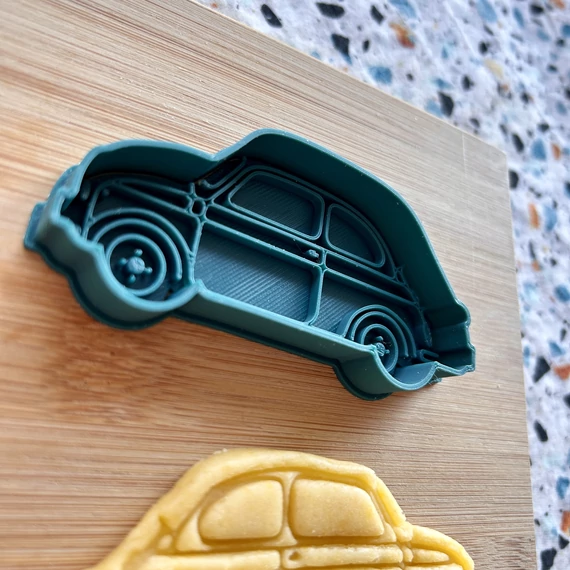 Fiat 500 3D nyomtatott sütikiszúró