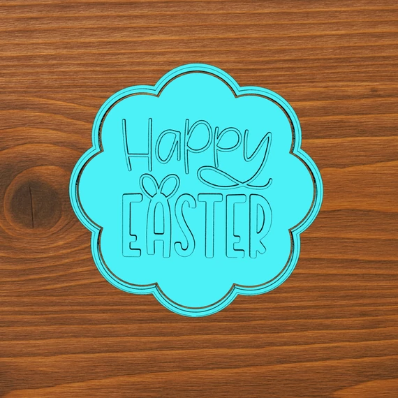 Happy Easter feliratú sütikiszúró digitális fájl