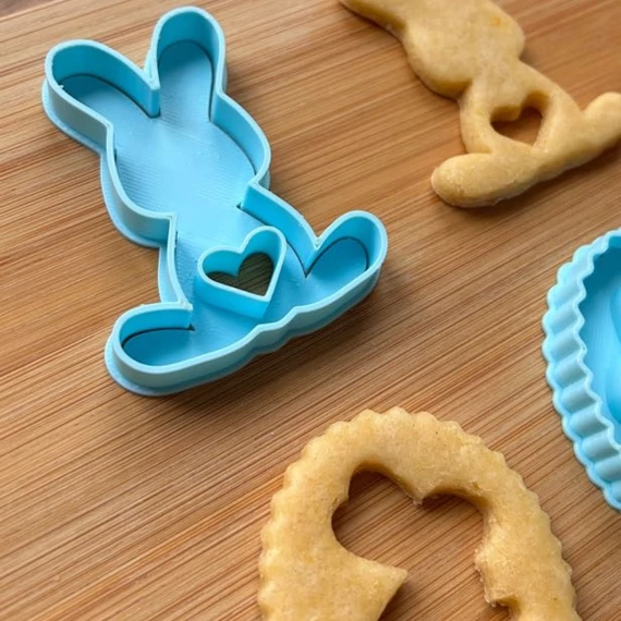 Húsvéti nyuszis 3D nyomtatott sütikiszúrók