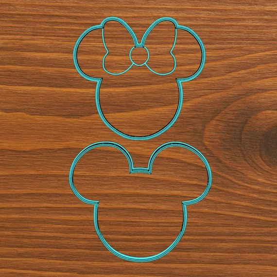 Mickey & Minnie sütikiszúró digitális fájlok