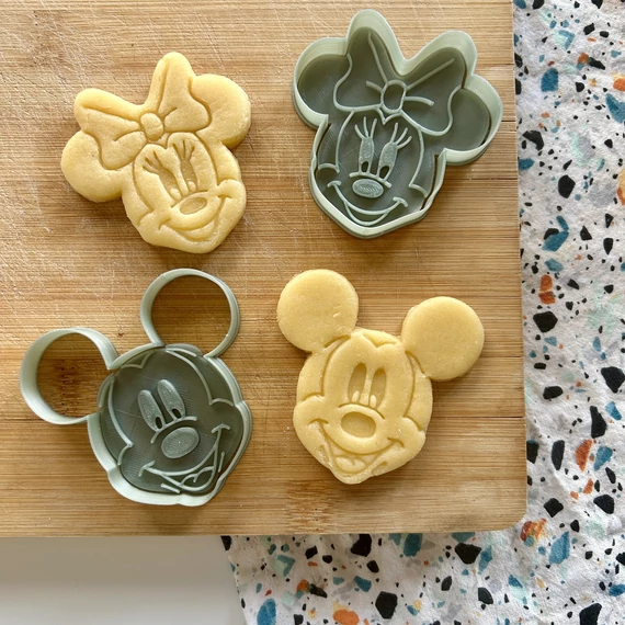 Mickey & Minnie 3D nyomtatott sütikiszúró