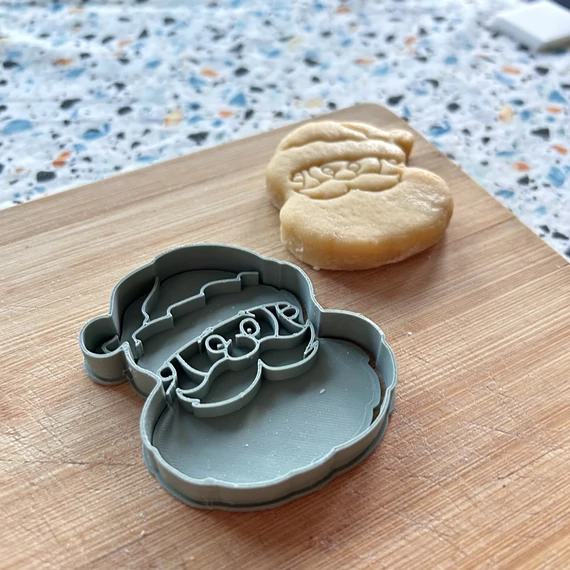 Mikulásos 3D nyomtatott sütikiszúró