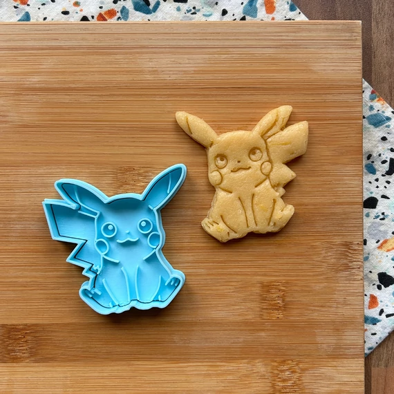 Pikachu 3D nyomtatott sütikiszúró
