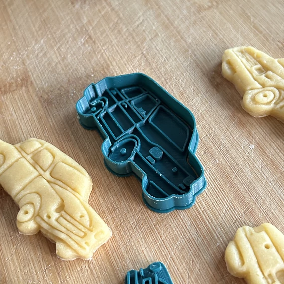 Retró autók 3D nyomtatott sütikiszúrók