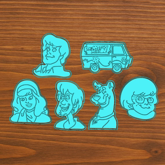 Scooby-doo sütikiszúró digitális fájlok