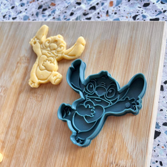 Stitch 3D nyomtatott sütikiszúró