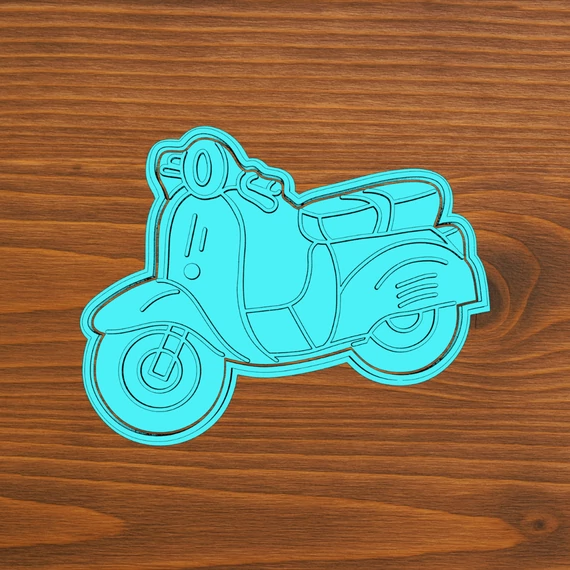 Vespa robogó sütikiszúró digitális fájl