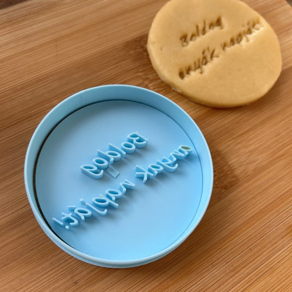 Boldog Anyák napját feliratos 3D nyomtatott sütikiszúró