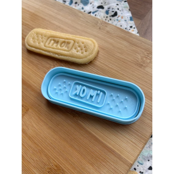 Sebtapasz mintájú 3D nyomtatott sütikiszúró
