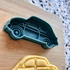 Fiat 500 3D nyomtatott sütikiszúró