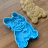 Franciabulldog 3D nyomtatott sütikiszúró