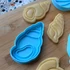 Kagyló alakú 3D nyomtatott sütikiszúrók