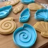 Kagyló alakú 3D nyomtatott sütikiszúrók