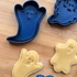 Halloweeni szellemek 3D nyomtatott sütikiszúró